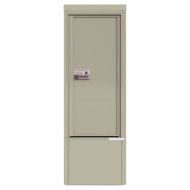 Package Protector™ PORT for Single Family Homes - Carrier Neutral Package Delivery Box in Depot Cabinet - In Postal Grey Color