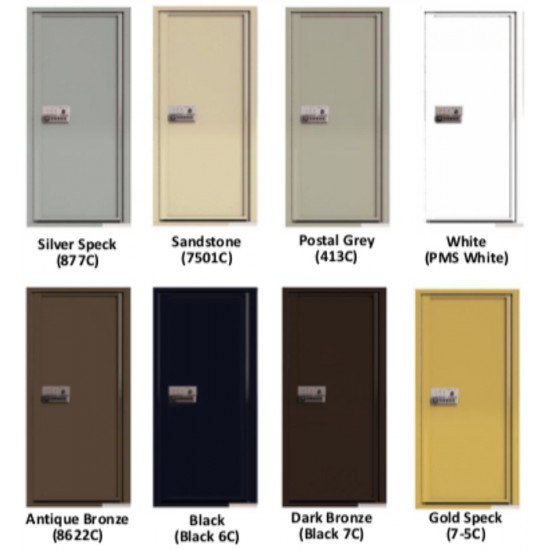 Package Protector™ PORT for Single Family Homes - Carrier Neutral Package Delivery Box in Depot Cabinet - In Postal Grey Color
