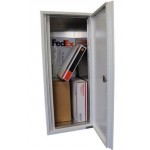 Package Protector™ PORT for Single Family Homes - Carrier Neutral Package Delivery Box in Depot Cabinet - In Dark Bronze Color